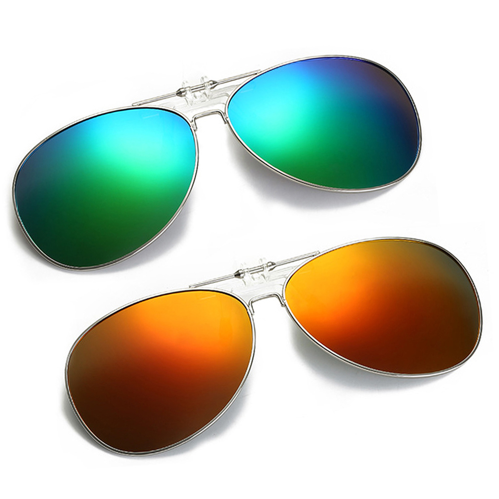 Sunglasses Aviator Polarized - Oversized Pilot Clip op Zonnebril Rijden