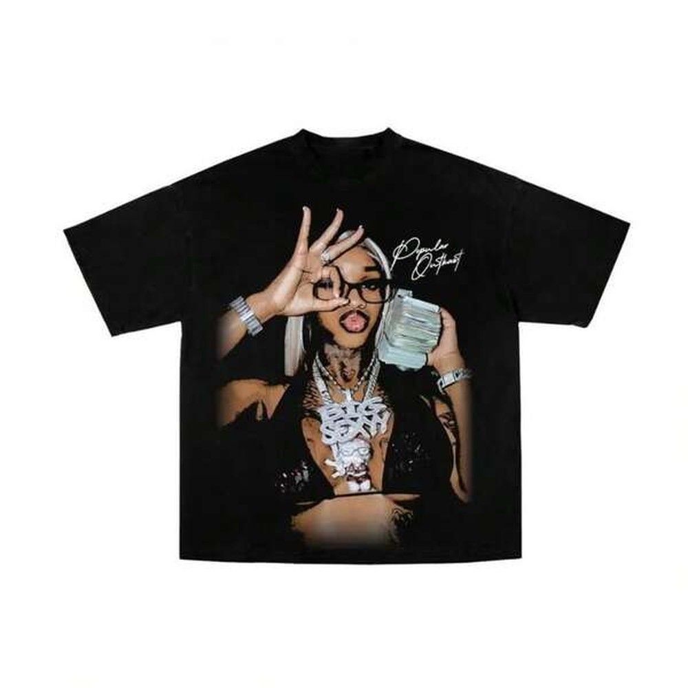 Tee Graphic Print - Redd Ghetto Superstar Grafisch T-shirt, 100%