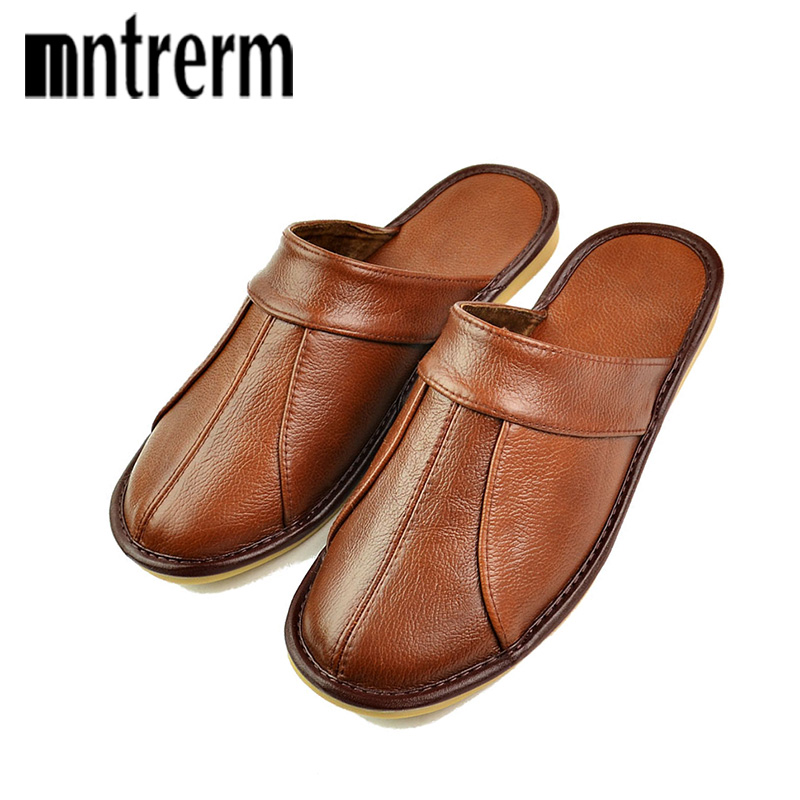 Mntrerm Lente Slip Op Mannen S - Flip Flop Leather Men recensie en prijs