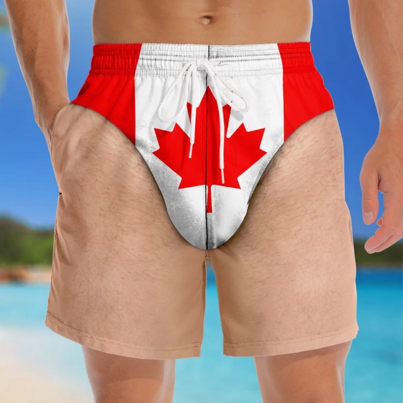 Unisex grappige zwembroek met  - Swim Trunk Quick Dry recensie en prijs