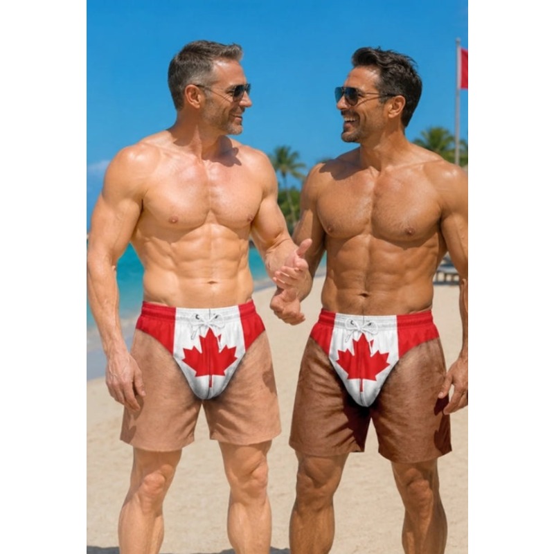 Unisex grappige zwembroek met  - Swim Trunk Quick Dry recensie en prijs