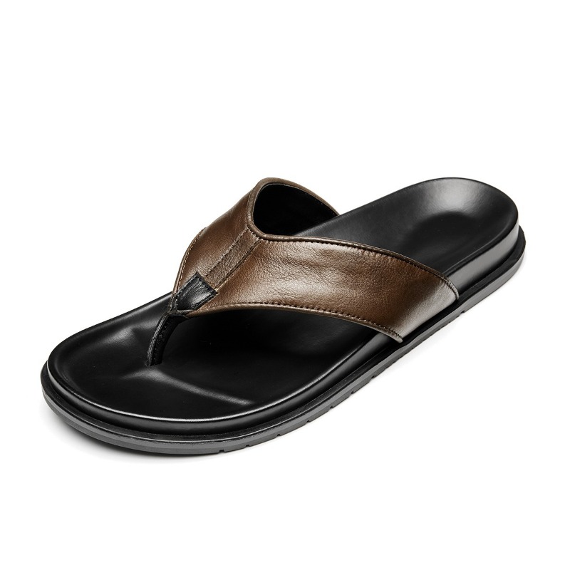 2026 Zomer Nieuwe Heren Echt L - Flip Flop Leather Men recensie en prijs